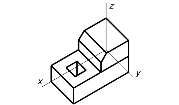 Черчение аксонометрические проекции задания