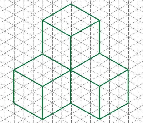 Изометрия изометрическая сетка