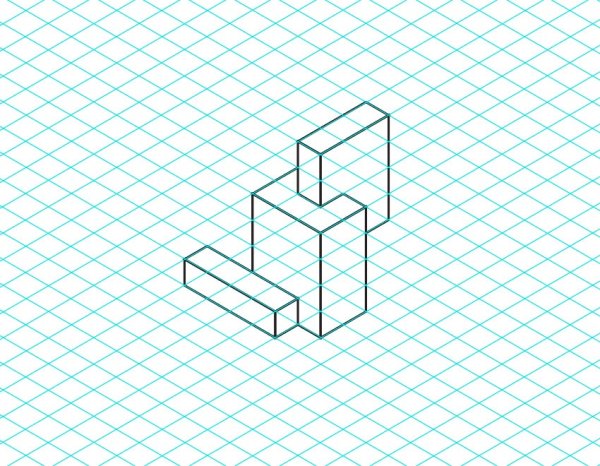 Изометрическая сетка Illustrator