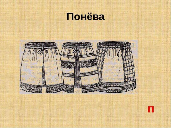 Понёва это в древней Руси