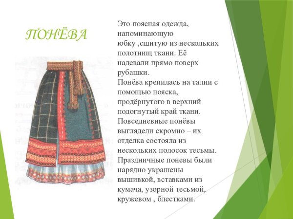 Юбка понева выкройка