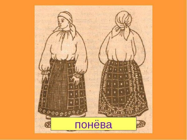 Понёва восточных славян