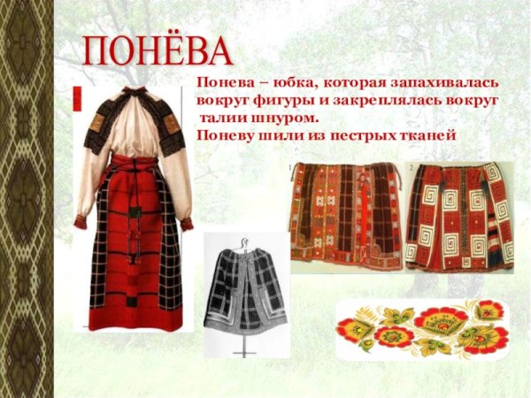 Понева Пензенской губернии