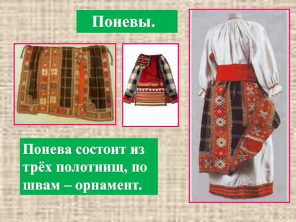 Понева Рязанской губернии