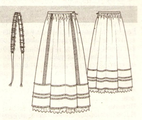 Понева одежда в древней Руси