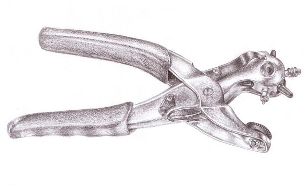 Пассатижи карандашом