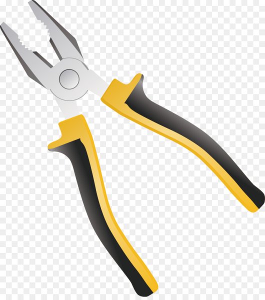 Плоскогубцы карандашом