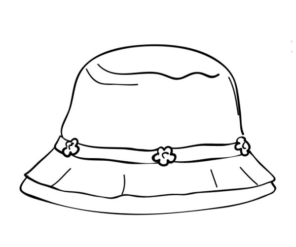 Шапочка раскраска