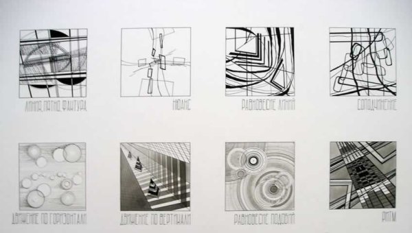 Декоративная композиция симметрия