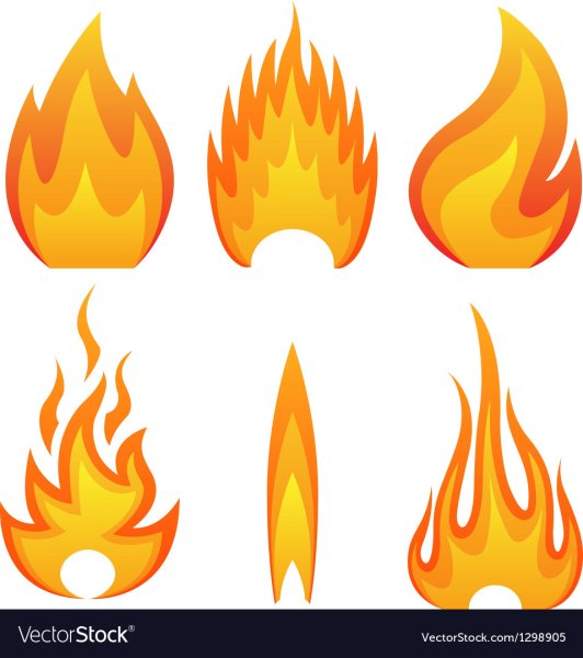 Пламя от горелки