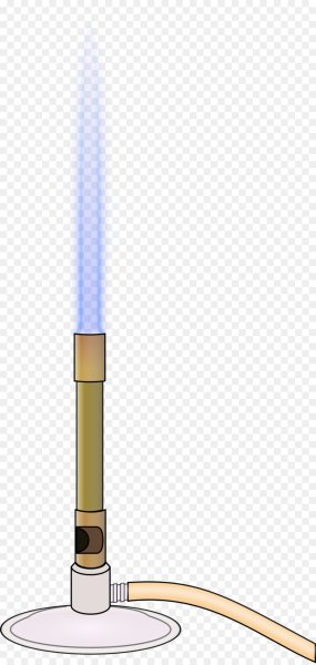 Горелка Бунзена пламя