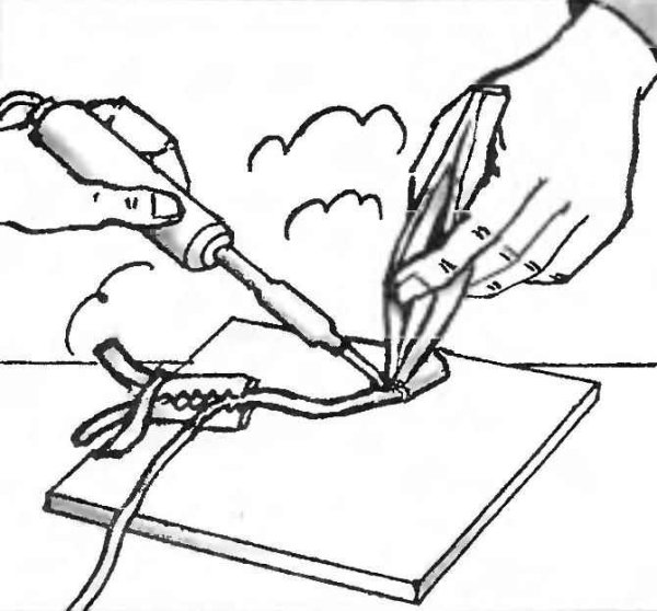 Ручная пайка паяльником