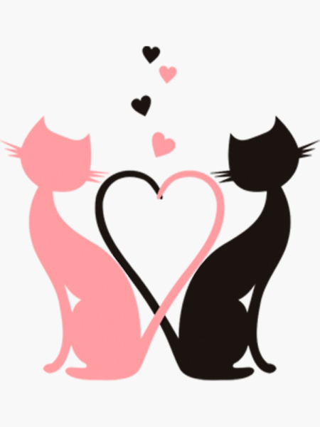 Влюбленные коты