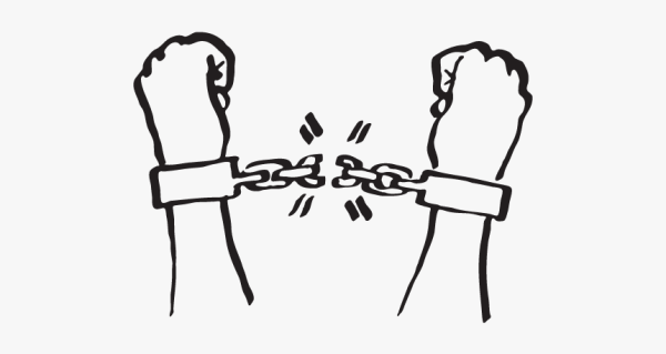 Оковы на прозрачном фоне