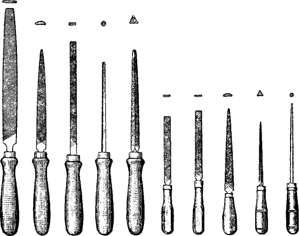 Напильники, надфили, шаберы