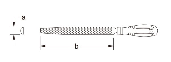 Напильник чертеж ГОСТ