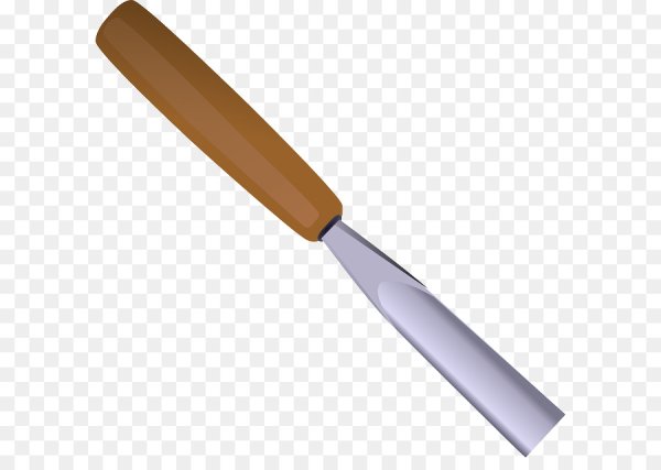 Стамеска на прозрачном фоне