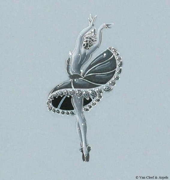 Van Cleef Arpels эскизы украшения