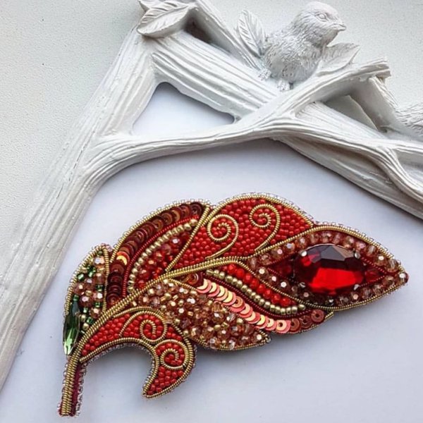 Шаблон для броши