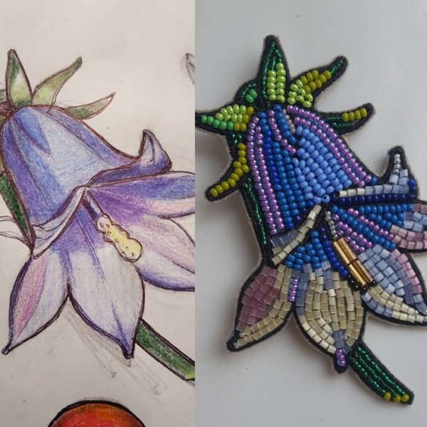 Зарисовки для брошек