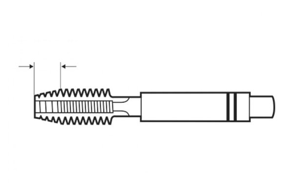 Чертеж метчик м6