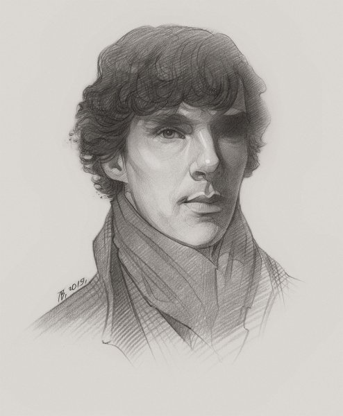 Шерлок скетчи референс