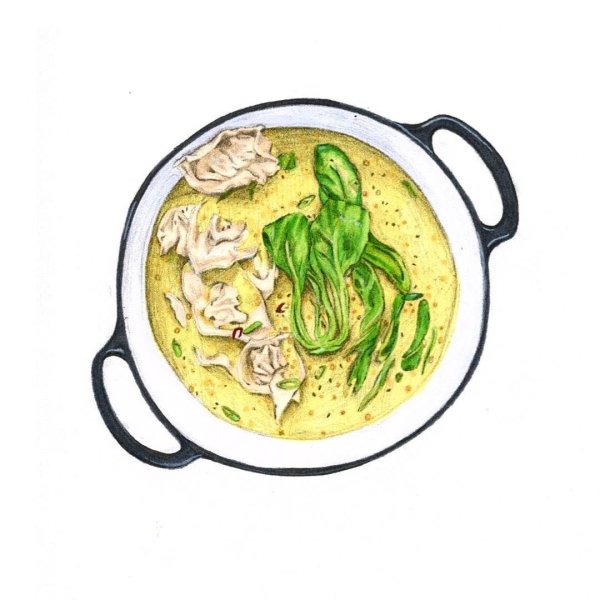 Суп рисунок