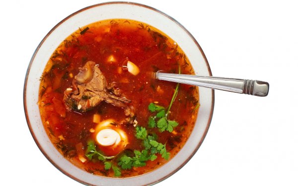 Тарелка борща