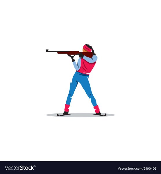 Биатлон силуэт