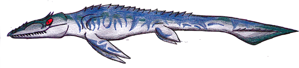 Нарисовать МОЗАЗАВРА