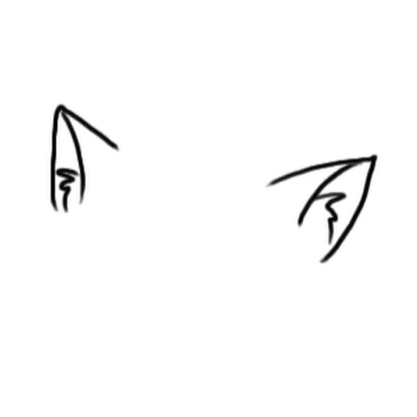 Анимешные кошачьи ушки