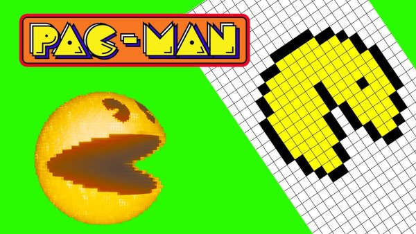 Рисунки по клеточкам Pacman