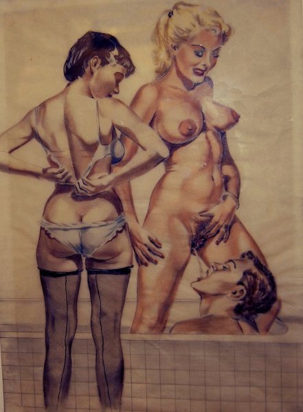 Винтажный писсинг в рисунках