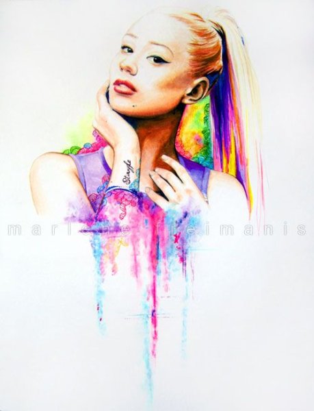 Игги Азалия рисунок