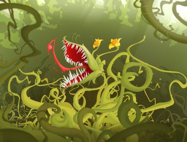 Хищные растения арты