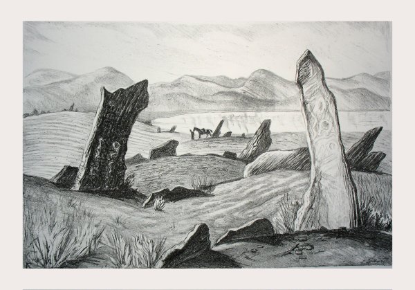 Менгиры Хакасии вектор