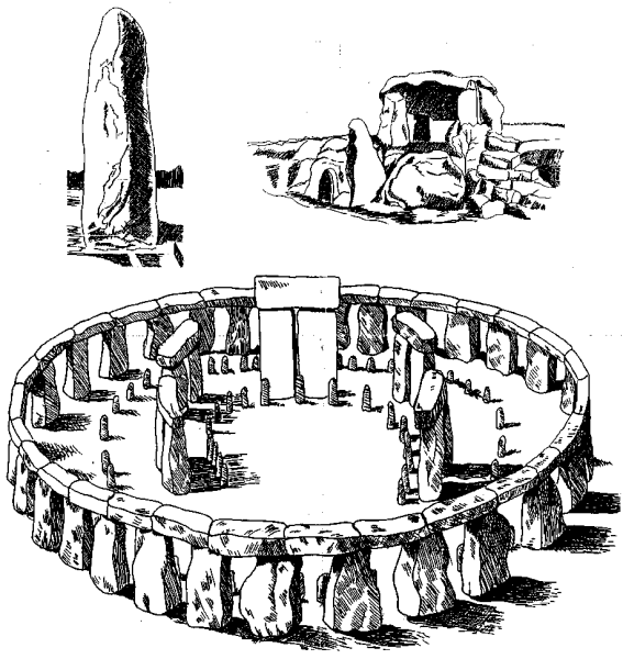 Менгиры дольмены кромлехи