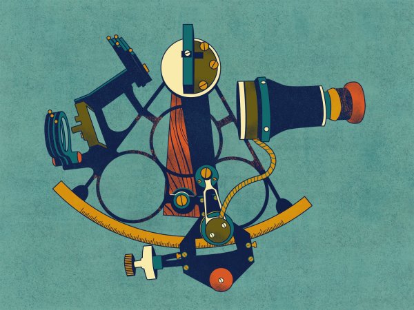 Секстант чертеж