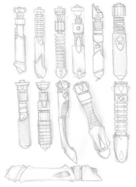 Световой меч набросок