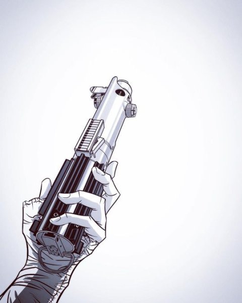 Световой меч тату