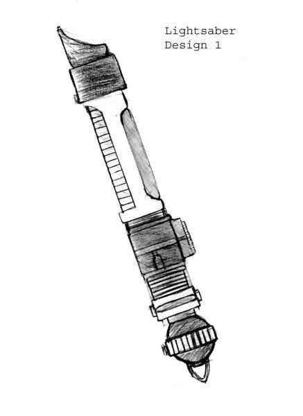 Схема светового меча Звездные войны