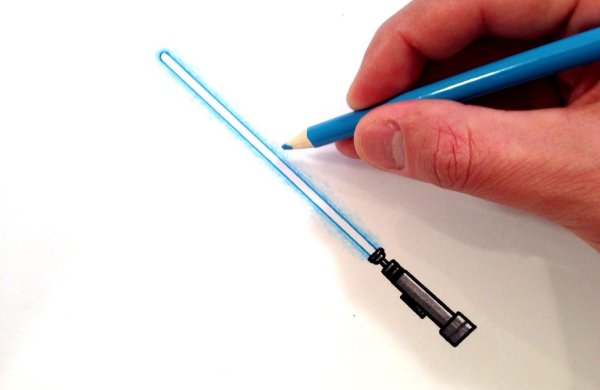 Световой меч для рисования