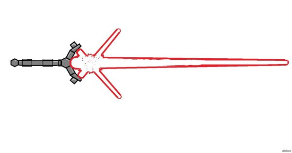 Раскраска Звездный меч