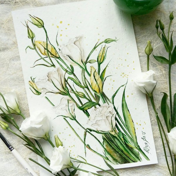 Лизиантус Ду Росита синий