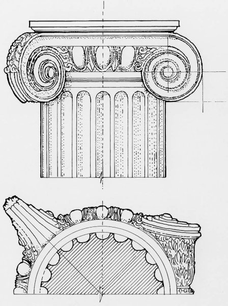 Капитель Ионического ордера Ионик