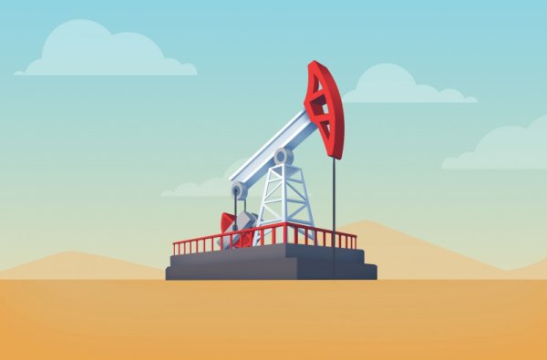 Нефтяная вышка вектор