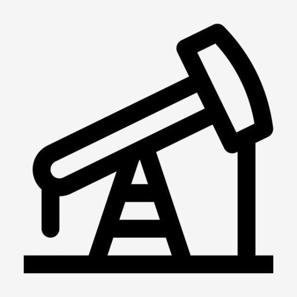Нефтяная качалка пиктограмма