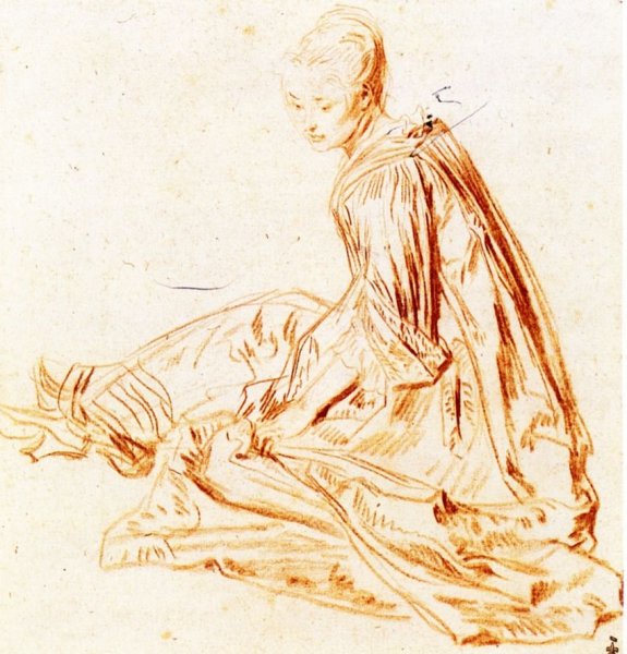 Жан Антуан Ватто зарисовки