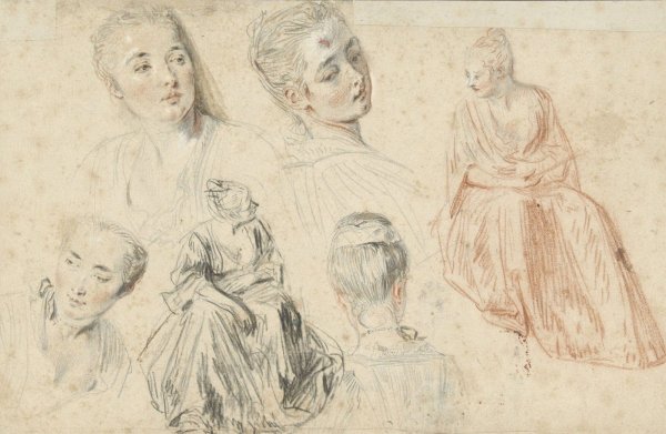 Жан Антуан Ватто Графика