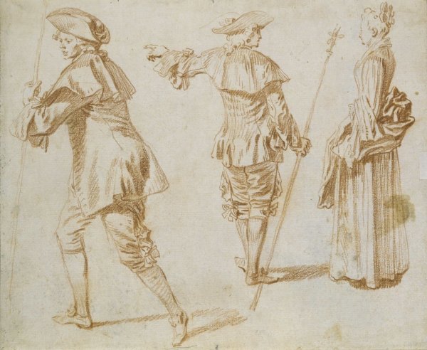 Жан Антуан Ватто Графика